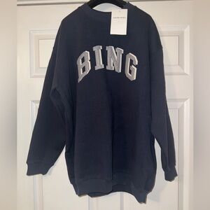 Anine Bing Bradie Drop Shoulder Sweatshirt